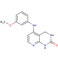 1265636-81-4 5-(3-methoxyanilino)-3,4-dihydro-1H-pyrido[2,3-d]pyrimidin-2-one chemical structure