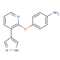 945599-46-2 4-[3-(1H-pyrazol-4-yl)pyridin-2-yl]oxyaniline chemical structure
