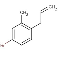 1037088-26-8 4-bromo-2-methyl-1-prop-2-enylbenzene chemical structure