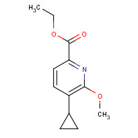 1310948-12-9 ethyl 5-cyclopropyl-6-methoxypyridine-2-carboxylate chemical structure