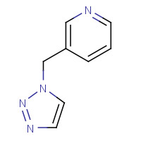 864684-90-2 3-(triazol-1-ylmethyl)pyridine chemical structure