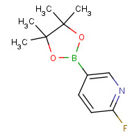 444120-95-0 2-fluoro-5-(4,4,5,5-tetramethyl-1,3,2-dioxaborolan-2-yl)pyridine chemical structure