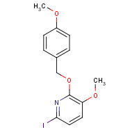 1310949-53-1 6-iodo-3-methoxy-2-[(4-methoxyphenyl)methoxy]pyridine chemical structure