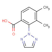 1435479-64-3 3,4-dimethyl-2-(triazol-2-yl)benzoic acid chemical structure