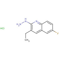 1017361-26-0 (3-ethyl-6-fluoroquinolin-2-yl)hydrazine;hydrochloride chemical structure