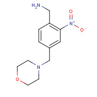 630410-24-1 [4-(morpholin-4-ylmethyl)-2-nitrophenyl]methanamine chemical structure