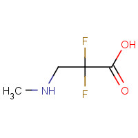 1346746-34-6 2,2-difluoro-3-(methylamino)propanoic acid chemical structure