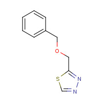 1217259-76-1 2-(phenylmethoxymethyl)-1,3,4-thiadiazole chemical structure