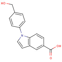 71935-17-6 1-[4-(hydroxymethyl)phenyl]indole-5-carboxylic acid chemical structure