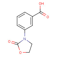 537657-97-9 3-(2-oxo-1,3-oxazolidin-3-yl)benzoic acid chemical structure