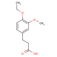 30044-91-8 3-(4-ethoxy-3-methoxyphenyl)propanoic acid chemical structure