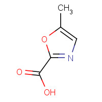 45676-69-5 5-methyl-1,3-oxazole-2-carboxylic acid chemical structure