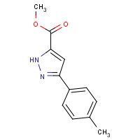 192701-73-8 methyl 3-(4-methylphenyl)-1H-pyrazole-5-carboxylate chemical structure