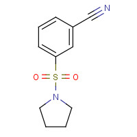 1003740-90-6 3-pyrrolidin-1-ylsulfonylbenzonitrile chemical structure