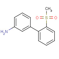 1194508-27-4 3-(2-methylsulfonylphenyl)aniline chemical structure