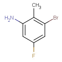 502496-36-8 3-bromo-5-fluoro-2-methylaniline chemical structure