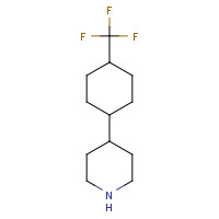1373213-08-1 4-[4-(trifluoromethyl)cyclohexyl]piperidine chemical structure