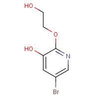 1261365-48-3 5-bromo-2-(2-hydroxyethoxy)pyridin-3-ol chemical structure