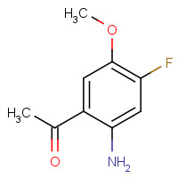 949159-97-1 1-(2-amino-4-fluoro-5-methoxyphenyl)ethanone chemical structure
