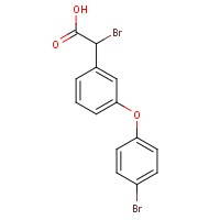 186026-01-7 2-bromo-2-[3-(4-bromophenoxy)phenyl]acetic acid chemical structure