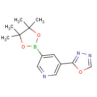 1171891-37-4 2-[5-(4,4,5,5-tetramethyl-1,3,2-dioxaborolan-2-yl)pyridin-3-yl]-1,3,4-oxadiazole chemical structure