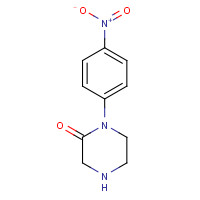 867166-73-2 1-(4-nitrophenyl)piperazin-2-one chemical structure
