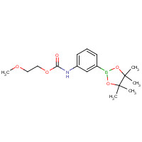 1314389-84-8 2-methoxyethyl N-[3-(4,4,5,5-tetramethyl-1,3,2-dioxaborolan-2-yl)phenyl]carbamate chemical structure