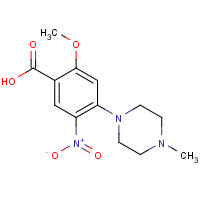 1421372-05-5 2-methoxy-4-(4-methylpiperazin-1-yl)-5-nitrobenzoic acid chemical structure