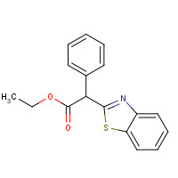 79071-09-3 ethyl 2-(1,3-benzothiazol-2-yl)-2-phenylacetate chemical structure