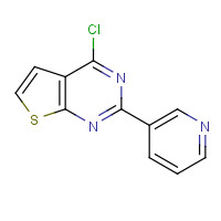 1188085-59-7 4-chloro-2-pyridin-3-ylthieno[2,3-d]pyrimidine chemical structure