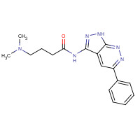 405222-60-8 4-(dimethylamino)-N-(5-phenyl-1H-pyrazolo[3,4-c]pyridazin-3-yl)butanamide chemical structure