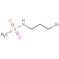 63132-77-4 N-(3-bromopropyl)methanesulfonamide chemical structure