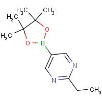 1235450-87-9 2-ethyl-5-(4,4,5,5-tetramethyl-1,3,2-dioxaborolan-2-yl)pyrimidine chemical structure