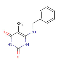 24722-42-7 6-(benzylamino)-5-methyl-1H-pyrimidine-2,4-dione chemical structure