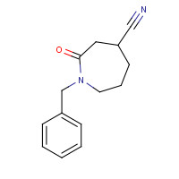 1374300-59-0 1-benzyl-2-oxoazepane-4-carbonitrile chemical structure