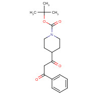 1017781-53-1 tert-butyl 4-(3-oxo-3-phenylpropanoyl)piperidine-1-carboxylate chemical structure