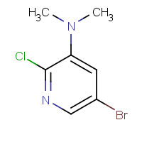 1201845-58-0 5-bromo-2-chloro-N,N-dimethylpyridin-3-amine chemical structure