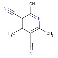 1539-48-6 2,4,6-trimethylpyridine-3,5-dicarbonitrile chemical structure