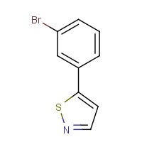 49602-96-2 5-(3-bromophenyl)-1,2-thiazole chemical structure