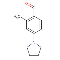 84754-31-4 2-methyl-4-pyrrolidin-1-ylbenzaldehyde chemical structure