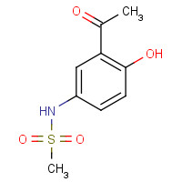 94094-49-2 N-(3-acetyl-4-hydroxyphenyl)methanesulfonamide chemical structure