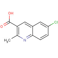 92513-40-1 6-chloro-2-methylquinoline-3-carboxylic acid chemical structure