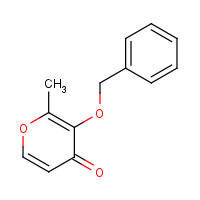 61049-69-2 2-methyl-3-phenylmethoxypyran-4-one chemical structure