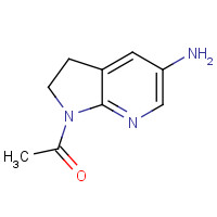 1173654-80-2 1-(5-amino-2,3-dihydropyrrolo[2,3-b]pyridin-1-yl)ethanone chemical structure