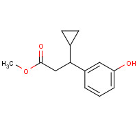 1142224-62-1 methyl 3-cyclopropyl-3-(3-hydroxyphenyl)propanoate chemical structure