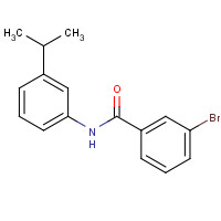 1039843-62-3 3-bromo-N-(3-propan-2-ylphenyl)benzamide chemical structure