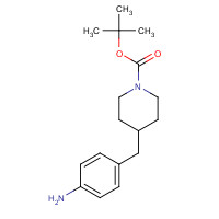 221532-96-3 tert-butyl 4-[(4-aminophenyl)methyl]piperidine-1-carboxylate chemical structure