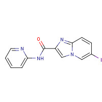1167606-04-3 6-iodo-N-pyridin-2-ylimidazo[1,2-a]pyridine-2-carboxamide chemical structure