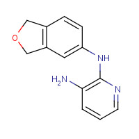 61964-06-5 2-N-(1,3-dihydro-2-benzofuran-5-yl)pyridine-2,3-diamine chemical structure