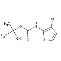 85069-60-9 tert-butyl N-(3-bromothiophen-2-yl)carbamate chemical structure